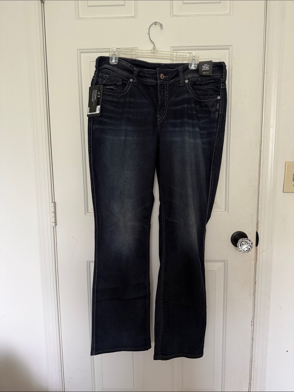 Silver Jeans Dark Indigo Bootcut Jeans